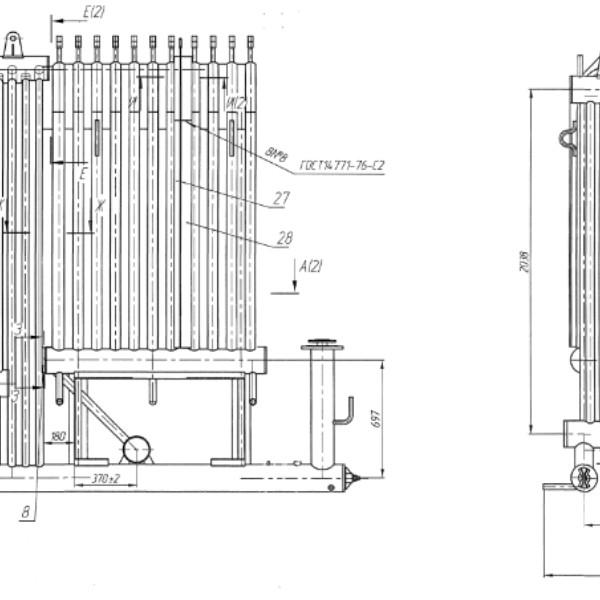 Трубные системы котлов ДЕ
